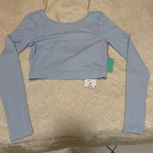 Light blue knit too